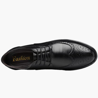 Chaussures Richelieu Homme Classiques à Détail Brogue pour Tenue Habillée et Business