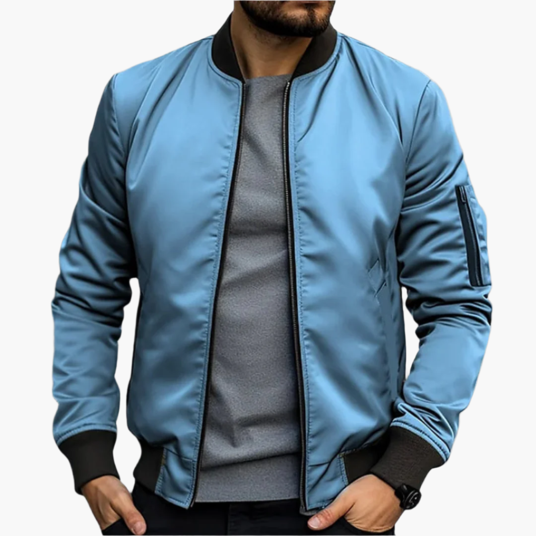 Blouson Bombardier Homme Style Urbain Décontracté pour Mi-Saison