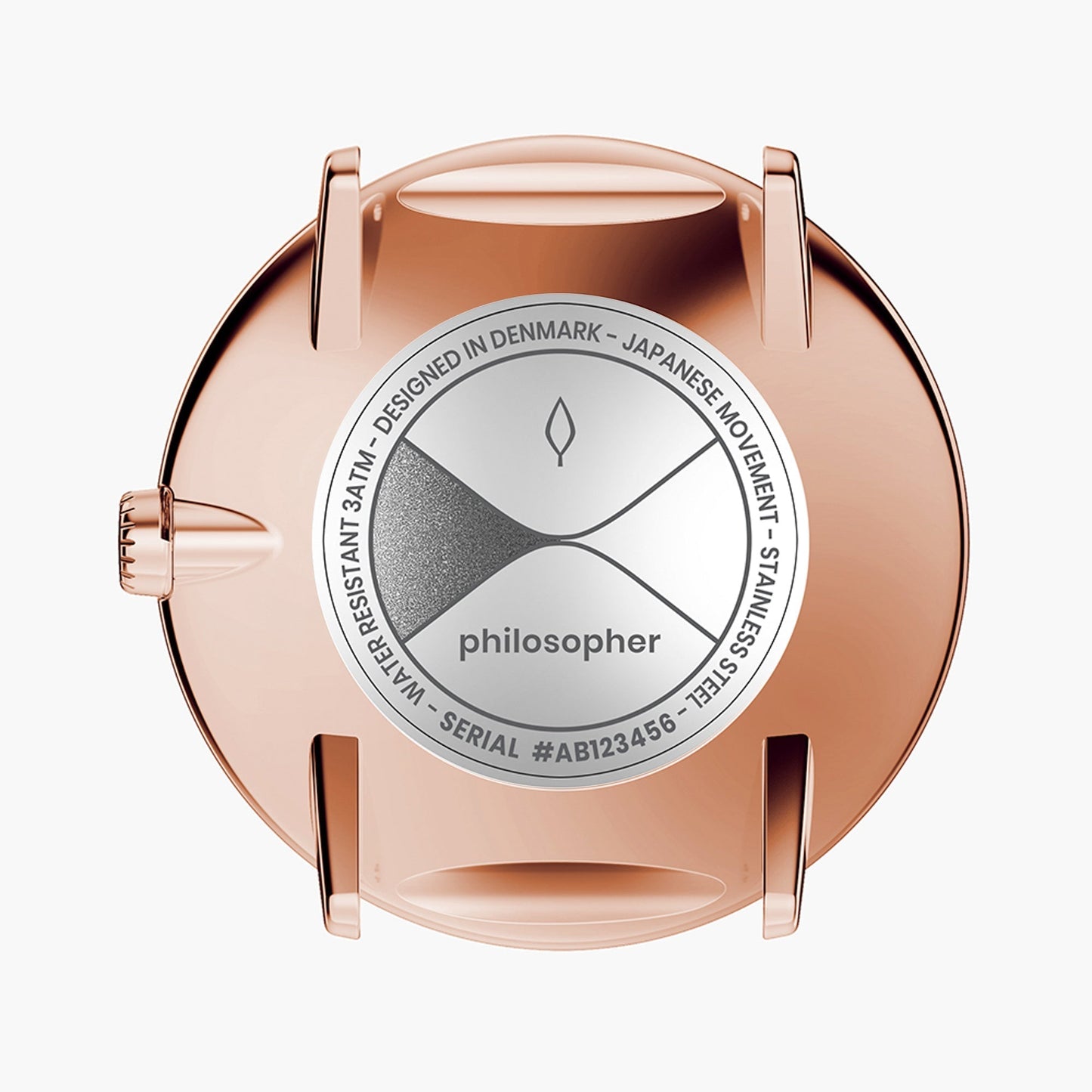 Phillip – Montre unisexe avec bracelet en cuir