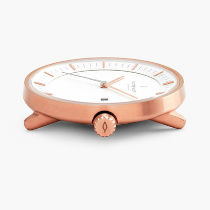 Phillip – Montre unisexe avec bracelet en cuir