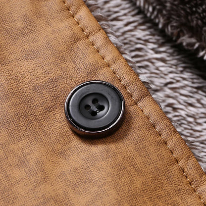 Veste d'hiver homme style urbain avec doublure chaude et col montant – Élégance casual et confort quotidien