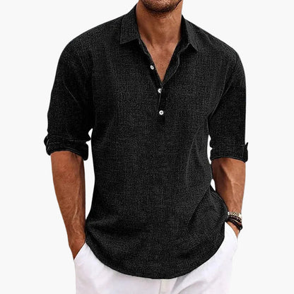 Chemise décontractée homme col classique style estival pour sorties et loisirs
