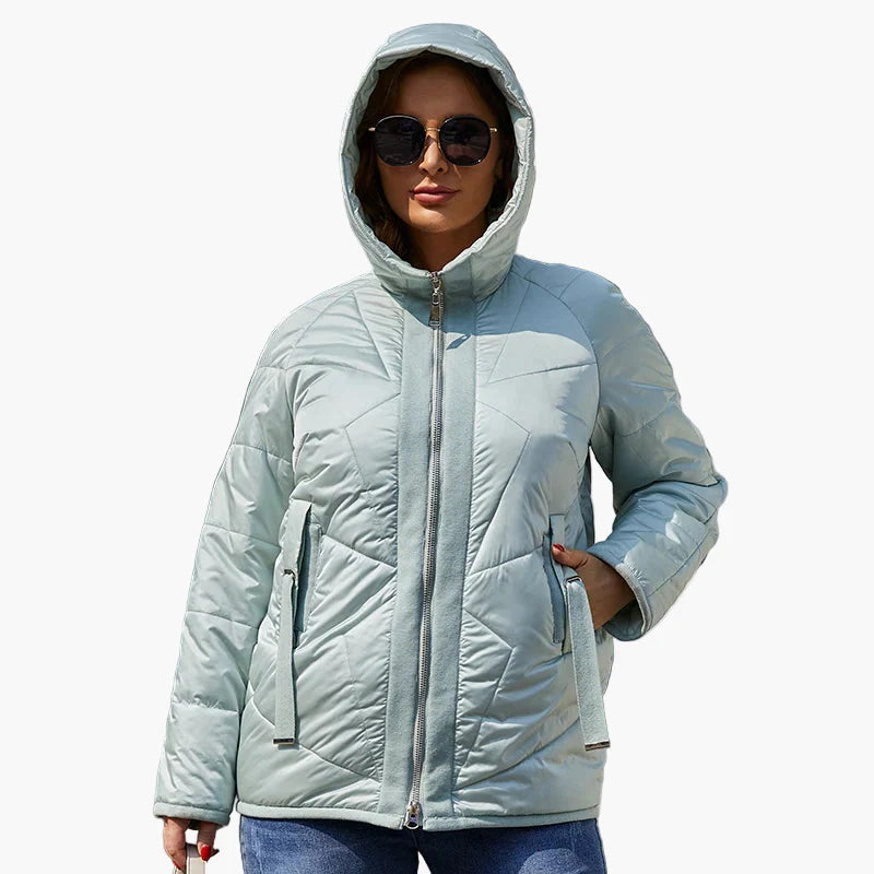 Veste Matelassée Femme Style Urbain Décontracté pour l’Hiver et les Loisirs