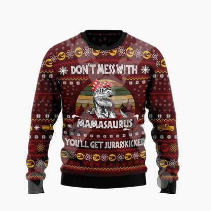 Sweatshirt de Noël Homme Style Humour - Pull Festif Père Noël Drôle sur Cheminée