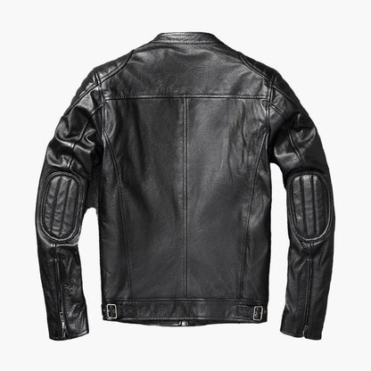 Veste motard ajustée pour homme style urbain tendance
