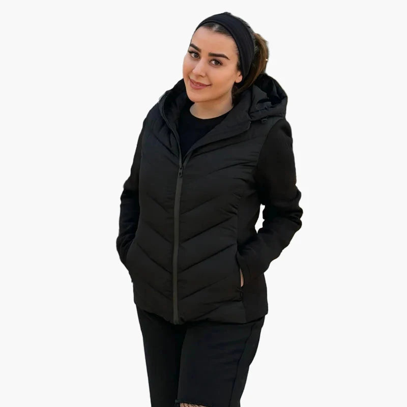 Veste matelassée à capuche pour femme – Style urbain et confort quotidien