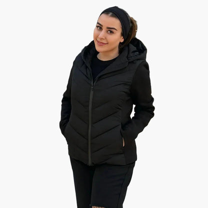 Veste matelassée à capuche pour femme – Style urbain et confort quotidien