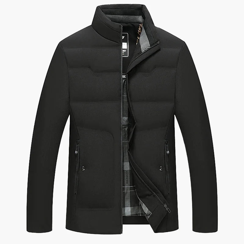 Veste Homme Business Casual Hiver Chaude et Coupe-Vent