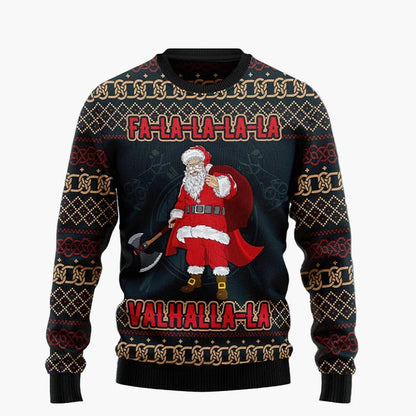 Pull de Noël homme style motard biker – Sweat-shirt festif humour Santa moto