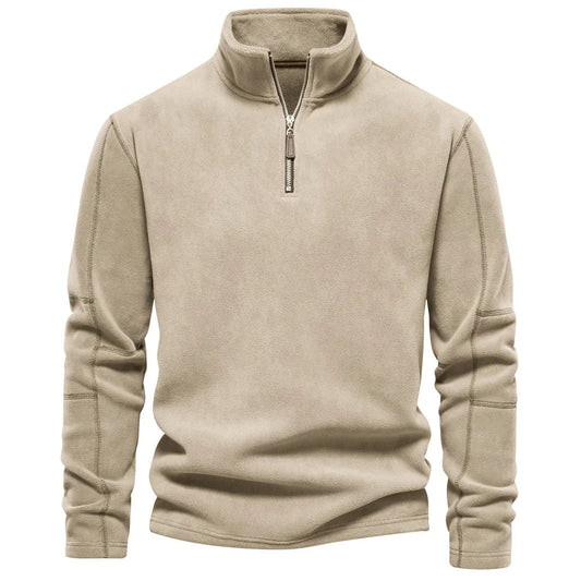 Marc – Sweat à Col Zippé en Soft Shell pour Hommes