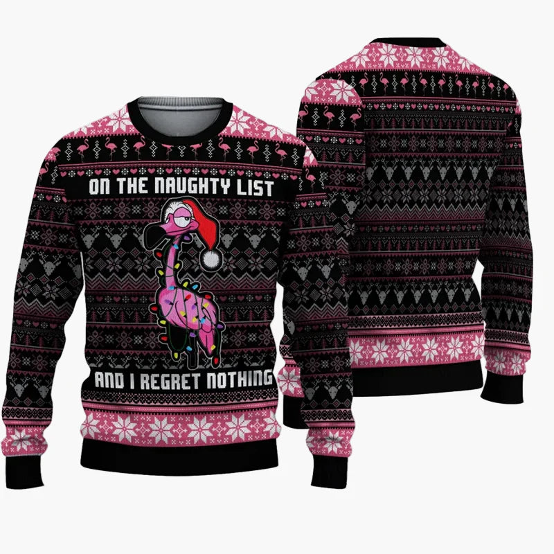 Pull de Noël Homme Style Ugly Sweater – Humour Série Télé, Fête de Noël
