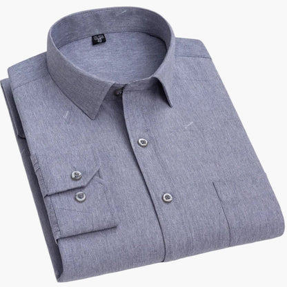 Chemise habillée à rayures pour homme - Élégance professionnelle et style moderne