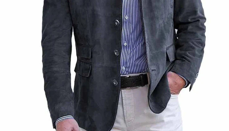 Veste élégante style blazer pour homme – Mode urbaine chic, idéale pour le bureau et les sorties