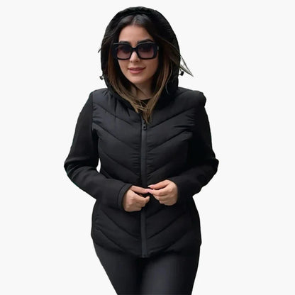 Veste matelassée à capuche pour femme – Style urbain et confort quotidien