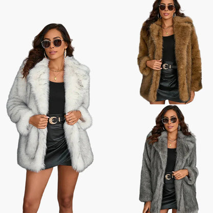 Manteau femme chic style urbain élégant pour l'hiver