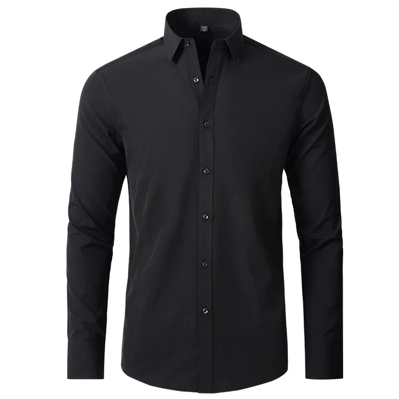 Leon – Chemise Slim-Fit Extensible pour Homme