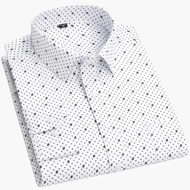 Chemise habillée à rayures pour homme - Élégance professionnelle et style moderne