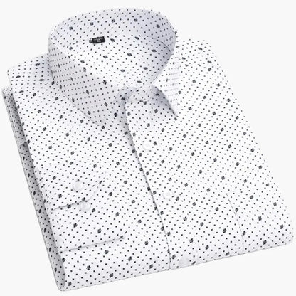 Chemise habillée à rayures pour homme - Élégance professionnelle et style moderne