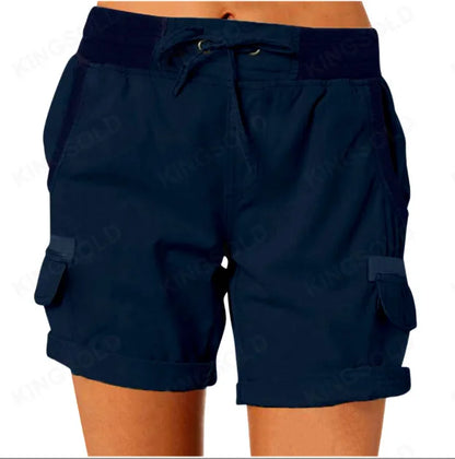 Kate – Shorts Cargo en Coton et Lin pour Femme