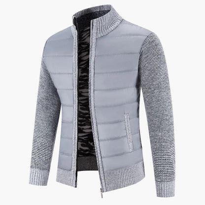 Veste décontractée pour homme style urbain à manches longues avec fermeture éclair