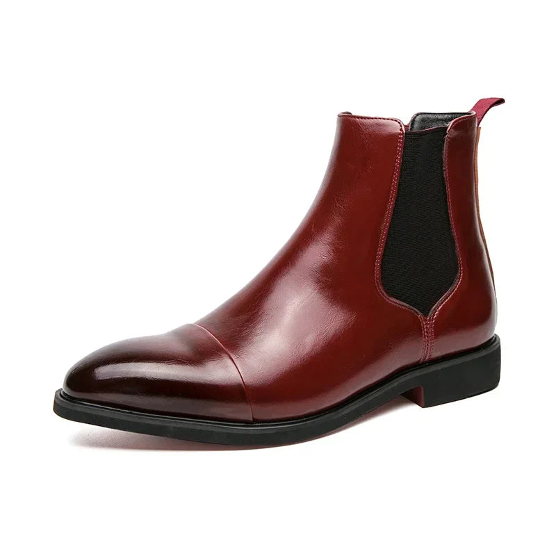 Terence – Bottines Chelsea Homme faites main avec semelles rouges