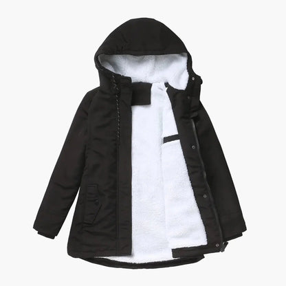 Manteau d'Hiver Femme à Capuche Style Décontracté Chaud pour Extérieur