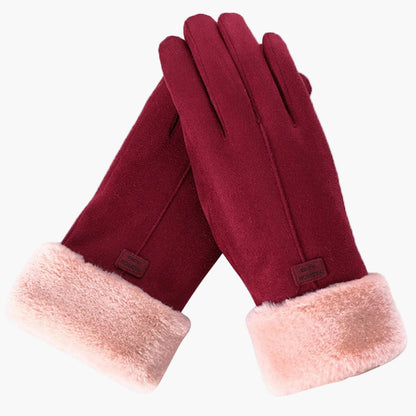 Gants d'hiver pour femmes, style élégant, chauds et résistants pour écran tactile