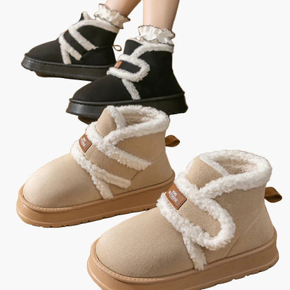 Chaussons bottines d'intérieur chauds pour femmes, style cocooning et confort quotidien