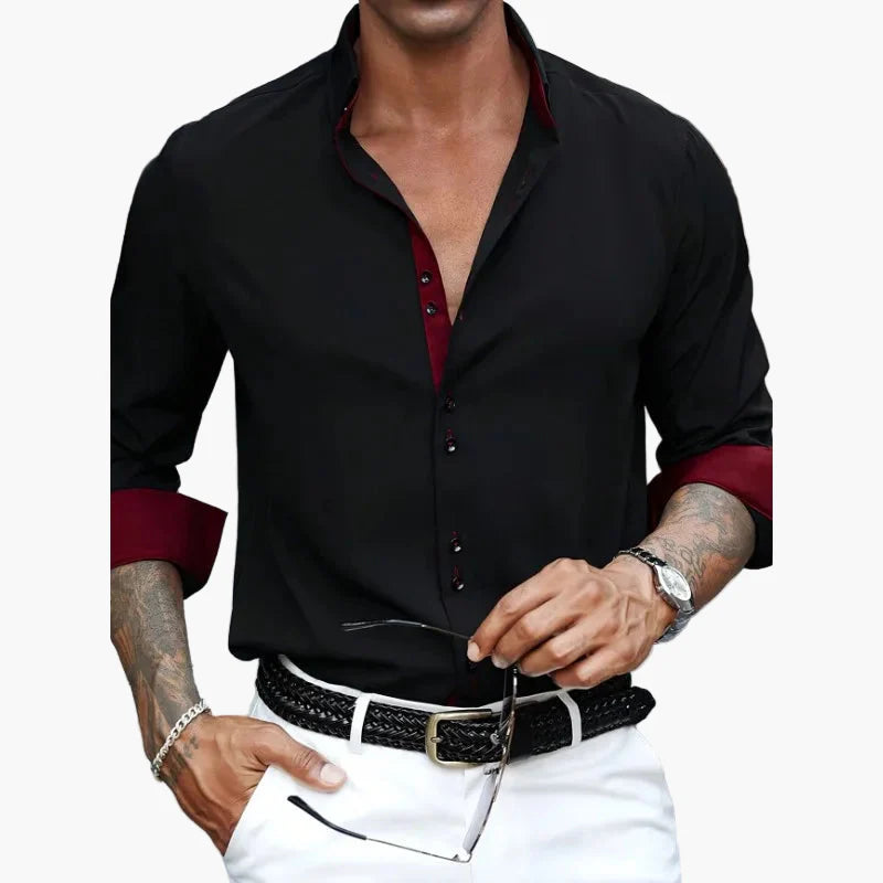 Chemise habillée pour homme – Style moderne et élégant, idéale pour les événements ou le quotidien