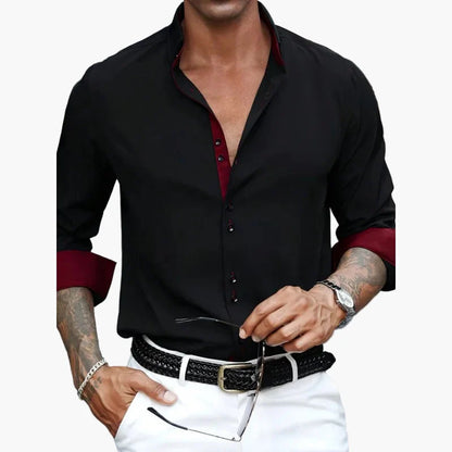 Chemise habillée pour homme – Style moderne et élégant, idéale pour les événements ou le quotidien