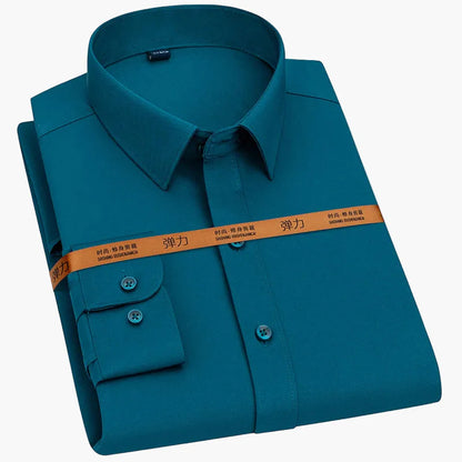 Chemise habillée pour homme coupe classique – Style élégant pour le bureau ou les occasions formelles