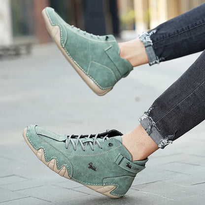 Men's high-top shoes ergonomic comfort urban style daily walking