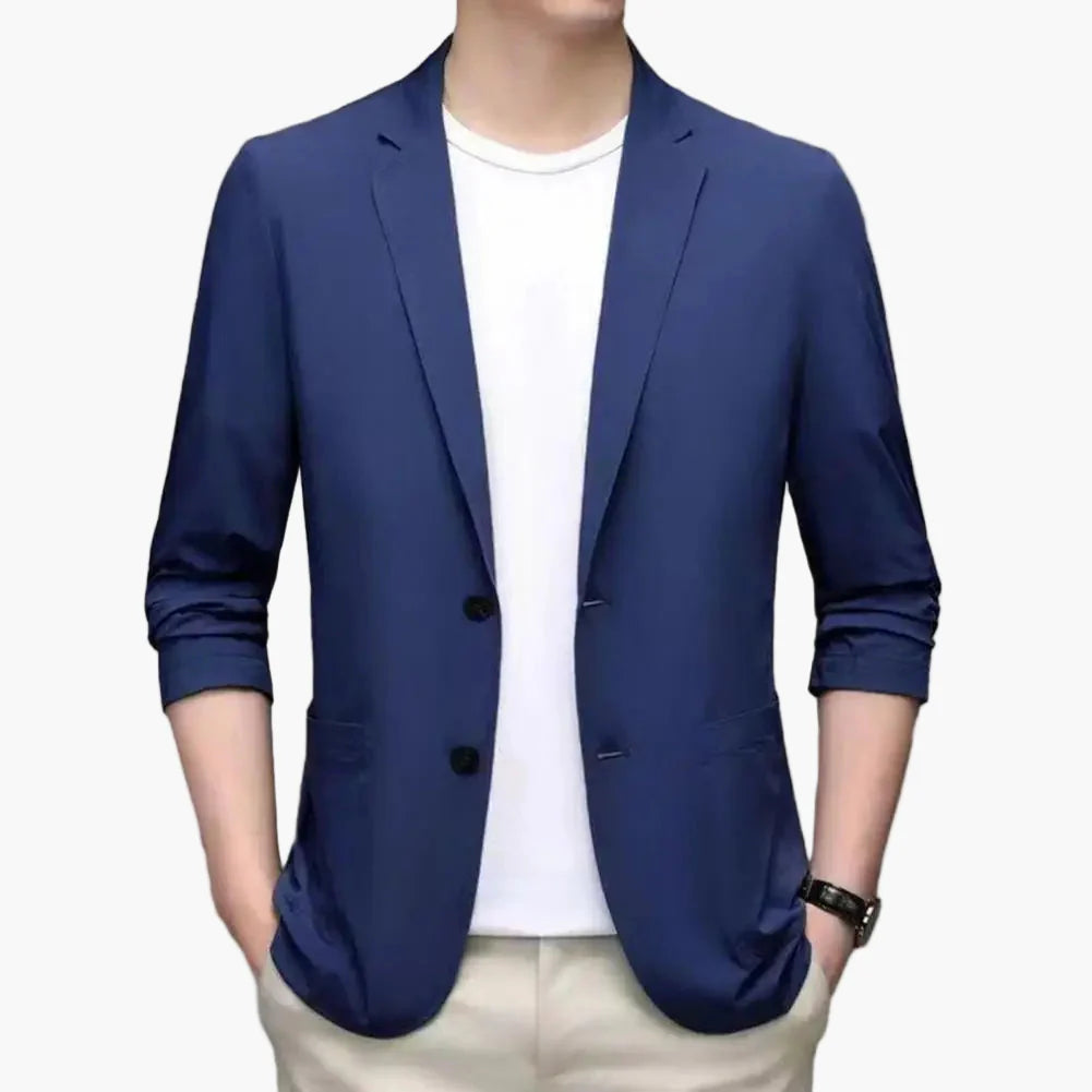 Veste Blazer Décontractée Homme Style Moderne pour Travail et Sorties