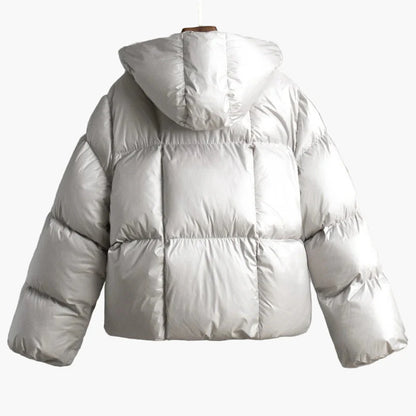 Doudoune courte oversize femme style urbain tendance hiver