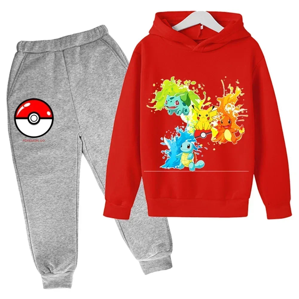 Esme – Ensemble Hoodie et Pantalon Pikachu pour Enfants pour Confort et Style