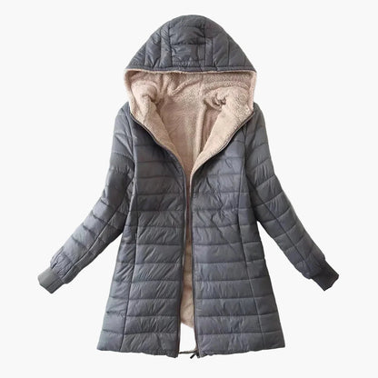 Manteau d'hiver matelassé à capuche pour femme, style urbain décontracté