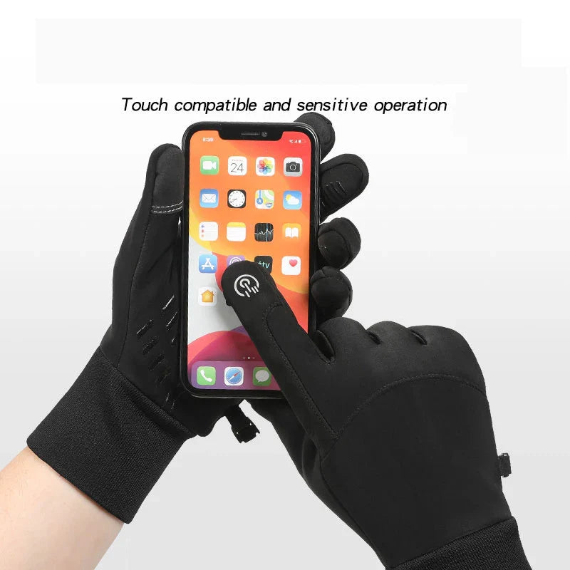 Rachel – Gants de Cyclisme Imperméables avec Velours Tactile