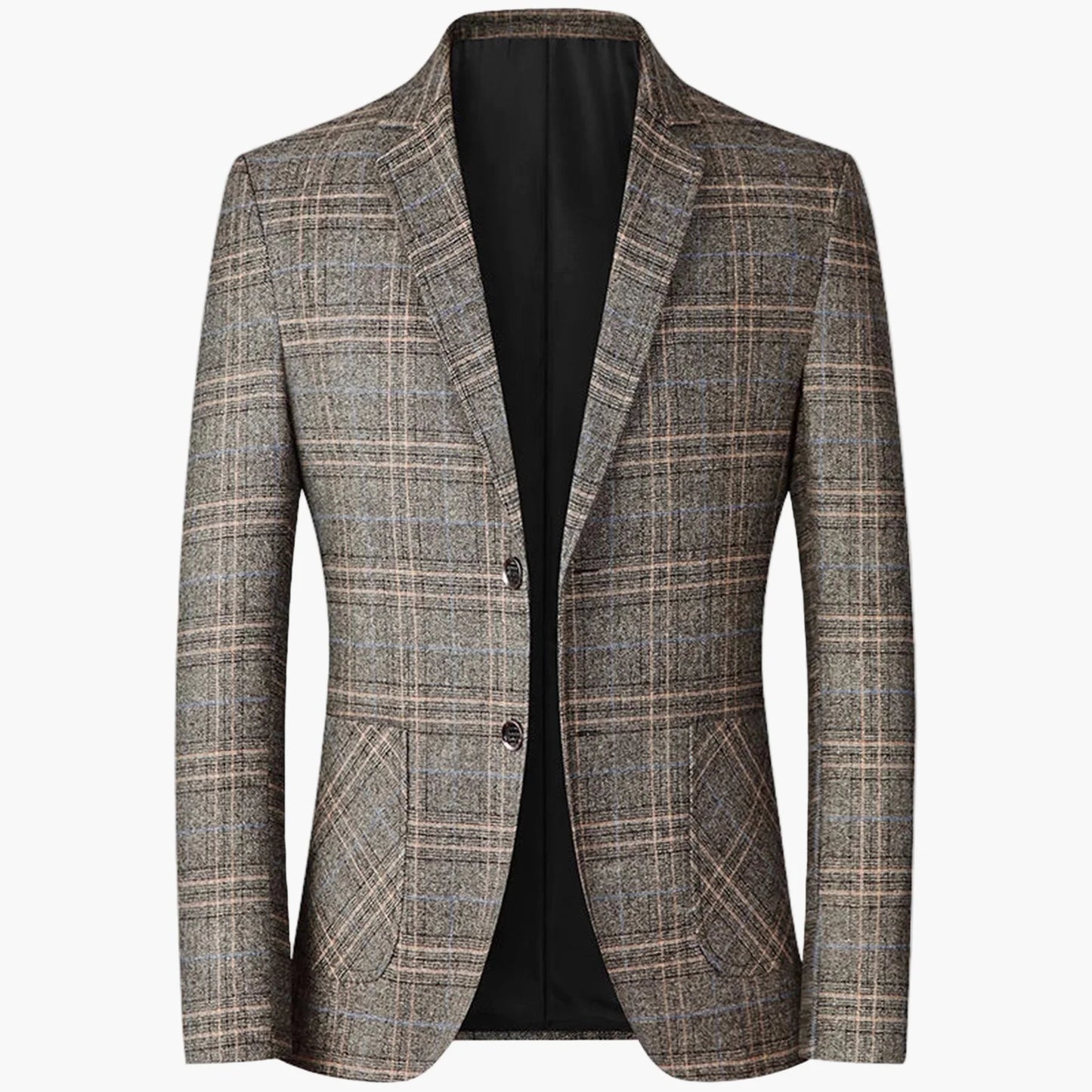 Veste de costume homme élégante à carreaux style moderne pour affaires ou occasions formelles