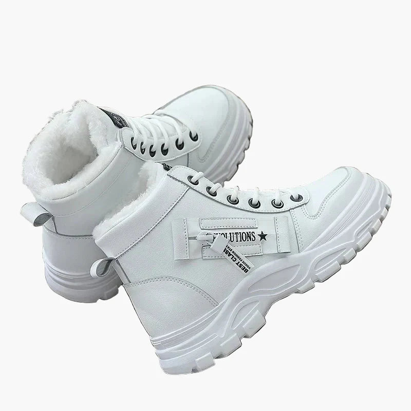 Baskets montantes d'hiver pour femmes - Style urbain chaud et tendance