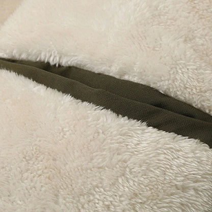 Parka homme grande taille style outdoor avec capuche et poches multiples