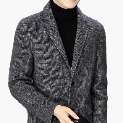 Blazer Homme Élégant Style Décontracté pour Affaires et Sorties