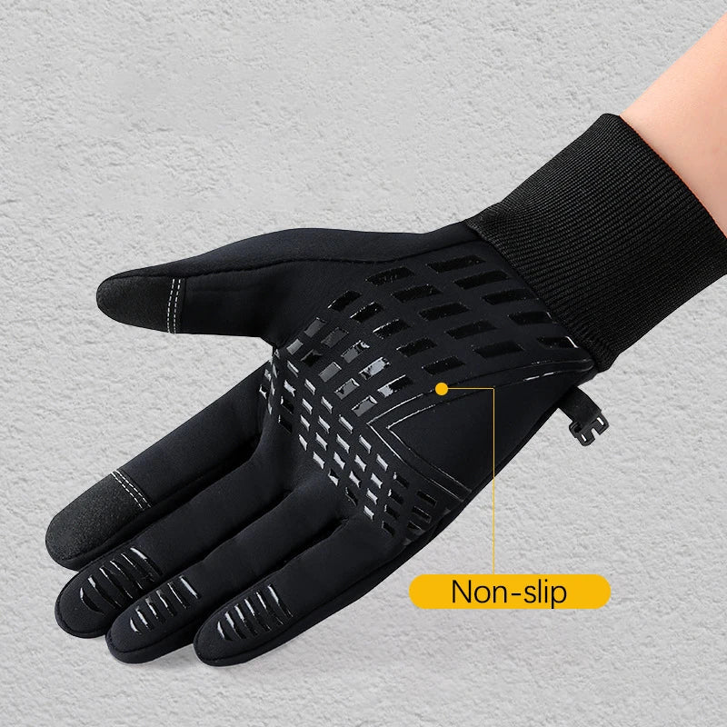 Rachel – Gants de Cyclisme Imperméables avec Velours Tactile