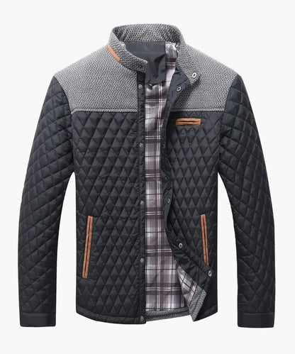 Veste matelassée homme style bomber casual pour l’automne et l’hiver