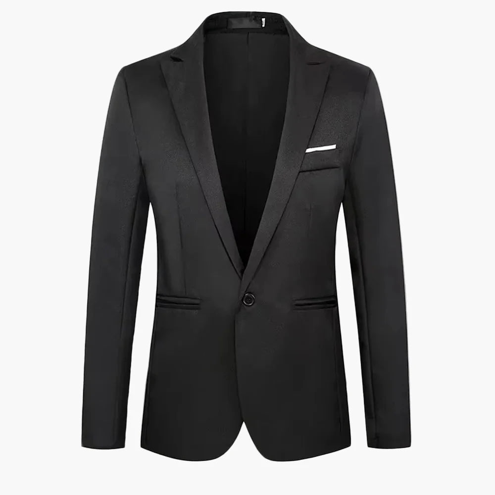 Veste de costume homme élégante style affaires – Idéale pour bureau et occasions formelles