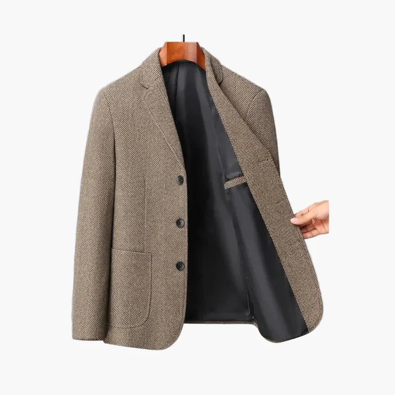Veste blazer homme élégante style affaires décontracté
