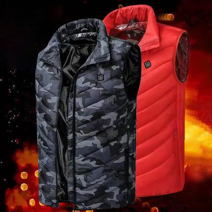 Doug – Gilet Chauffant d'Hiver pour Hommes avec USB pour Confort et Chaleur