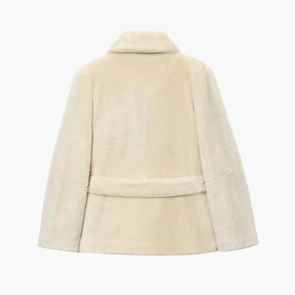 Manteau ceinturé femme style élégant pour l'hiver et les occasions habillées