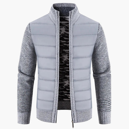 Veste décontractée pour homme style urbain à manches longues avec fermeture éclair