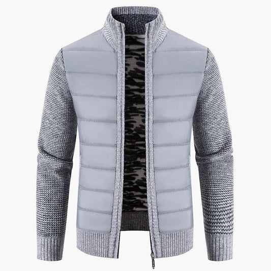 Veste décontractée pour homme style urbain à manches longues avec fermeture éclair
