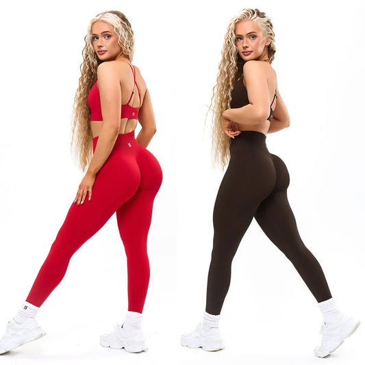 Natasha – Leggings de Yoga pour Femmes avec Taille Froncée